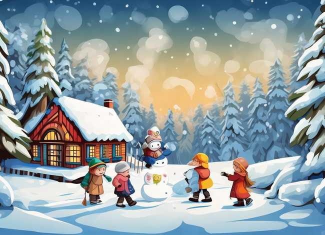 关于冬天的故事儿童故事 - 幼儿关于冬天的故事