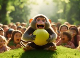 儿童故事猴吃西瓜，猴吃西瓜故事比赛视频