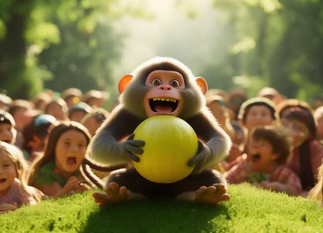 儿童故事猴吃西瓜，猴吃西瓜故事比赛视频