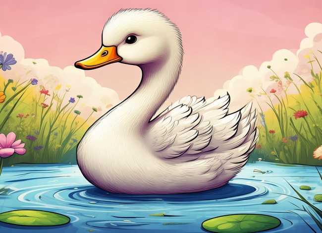 丑小鸭儿童故事插图;丑小鸭插图儿童画 丑小鸭儿童故事插图;丑小鸭插图儿童画