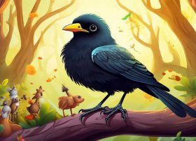 乌鸦故事儿童版正版书（乌鸦的幼儿故事）