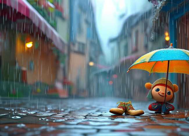 雨天的小故事动画图 - 雨天的小故事动画图片