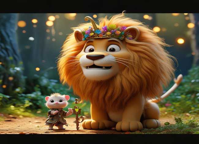 狮子和老鼠的故事儿童；儿童故事狮子和老鼠的故事