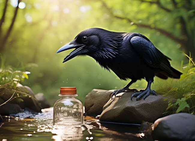 儿童故事乌鸦喝水的故事，乌鸦喝水 的故事幼儿
