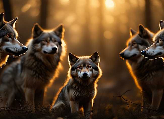 关于狼的小故事、关于狼的小故事正能量400字