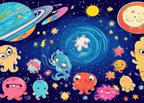 儿童简短太空宇宙的故事、幼儿宇宙太空的绘本故事