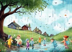 雨的故事绘本 - 有关雨的绘本故事