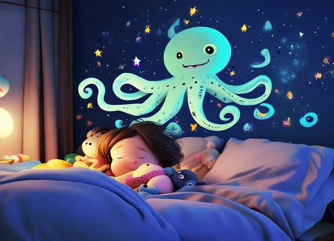 儿童短篇睡前故事八爪鱼 - 八爪鱼的睡前故事