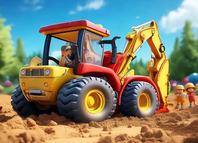 儿童挖掘机动画片全集；儿童挖掘机动画片全集挖土机