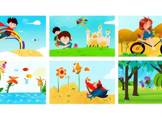 儿童连环画6张简单的图片 - 儿童连环画6张简单的图片怎么画
