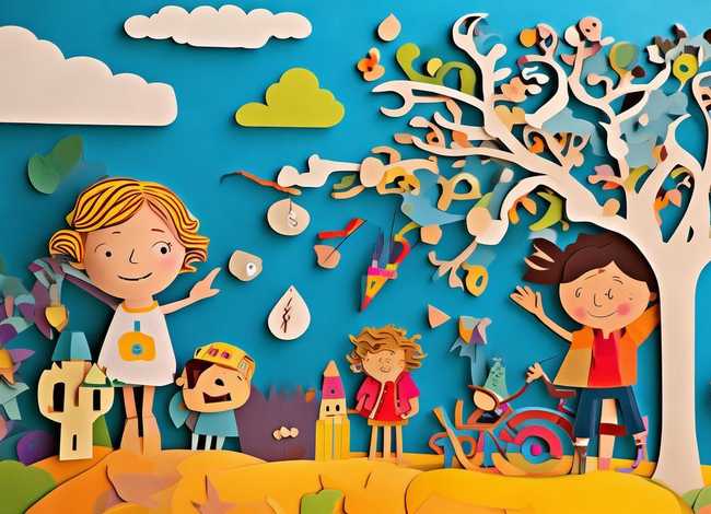 纸雕儿童画 - 纸雕画儿童画 纸雕儿童画 - 纸雕画儿童画