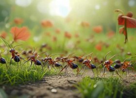 蚂蚁搬家儿童故事50字 蚂蚁搬家的小故事50字