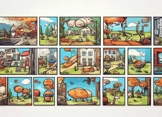 简笔画画故事 连环画 简笔连环画 小故事