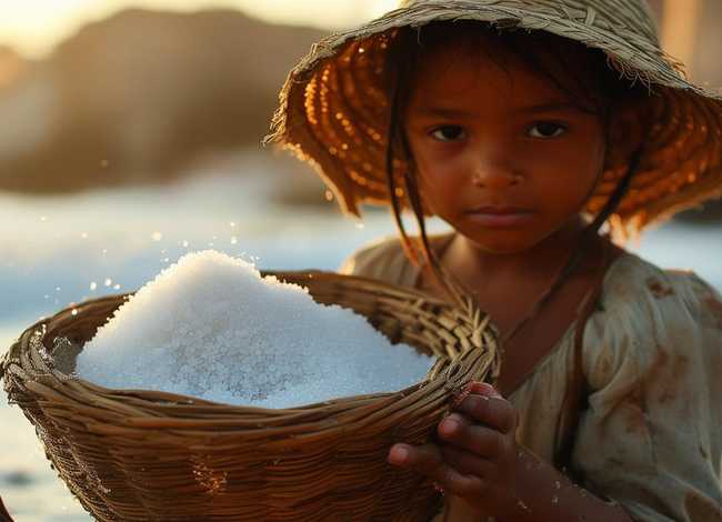 卖盐的小女孩 卖盐的小女孩图片