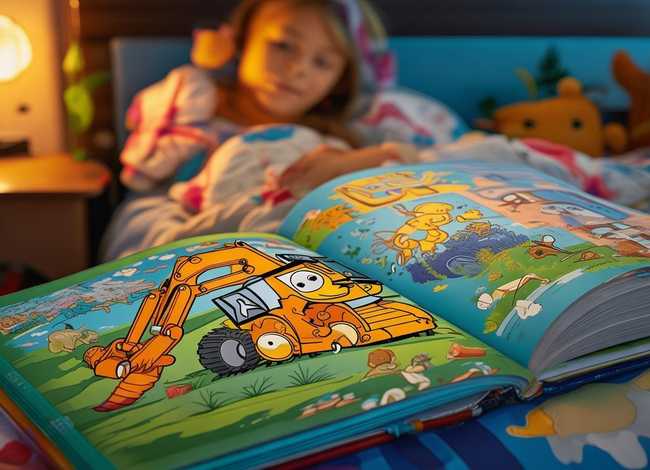 儿童睡前挖掘机故事6-12岁、挖掘机睡前故事文字版