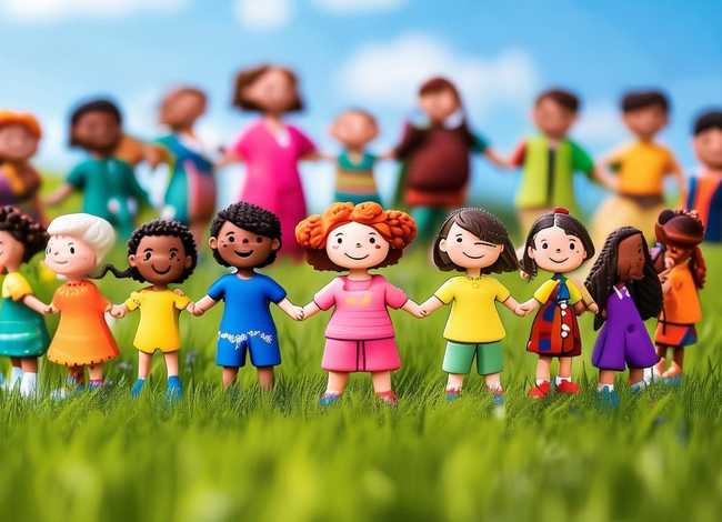 儿童团结简笔画 - 儿童团结简笔画图片