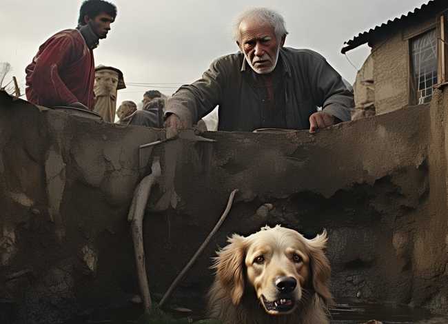 故事 狗 故事 狗掉进井里污染了水,老人让村民舀水