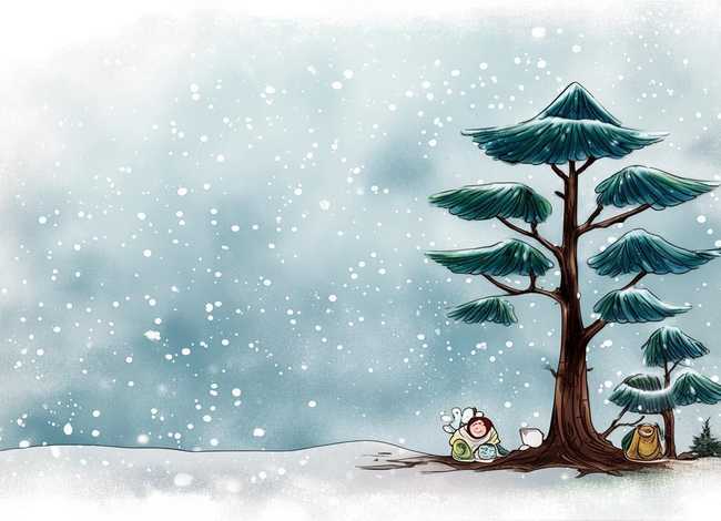 立冬小故事简笔画 - 立冬小故事简笔画图片 立冬小故事简笔画 - 立冬小故事简笔画图片