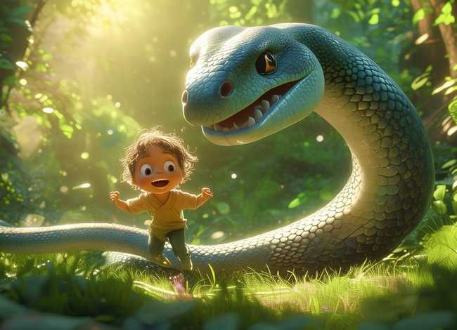 儿童蛇的传说故事；蛇的传说故事视频大全