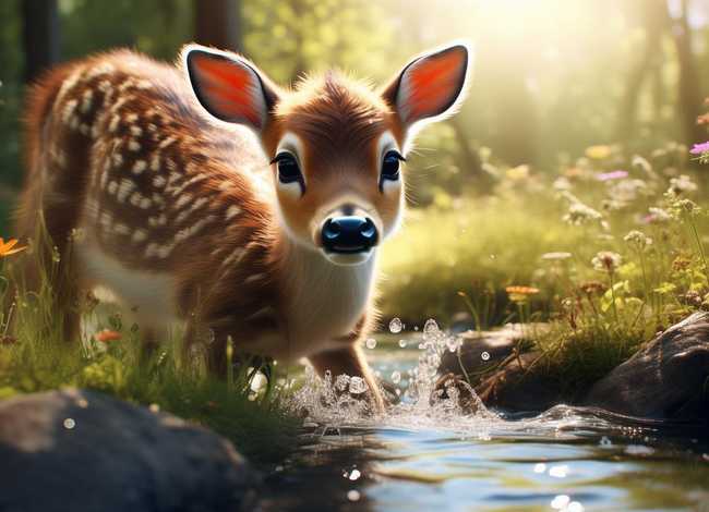 小鹿喝水故事完整版、小鹿喝水故事完整版下载