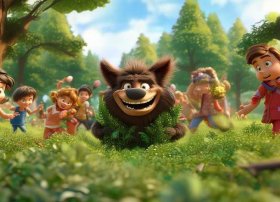 儿童益智童话故事大灰狼 - 小儿故事大灰狼