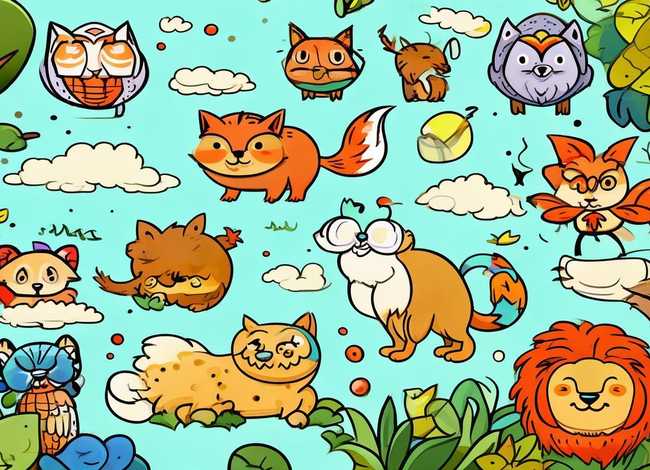 动物童话故事连环画；动物故事连环画简笔画图片大全