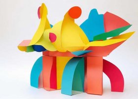 纸雕塑作品儿童 简单；纸雕塑作品儿童 简单图片