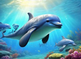 海豚的故事儿童视频 - 来一个海豚的故事