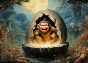 石猴出世故事情节连环画、石猴出世故事情节连环画图片