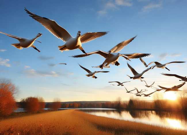 大雁儿童绘本故事（大雁南飞绘本故事）