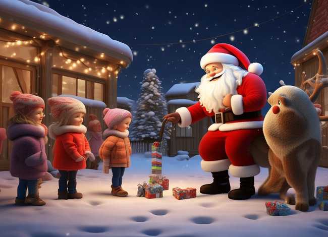 儿童故事圣诞老人，圣诞老人的故事幼儿园