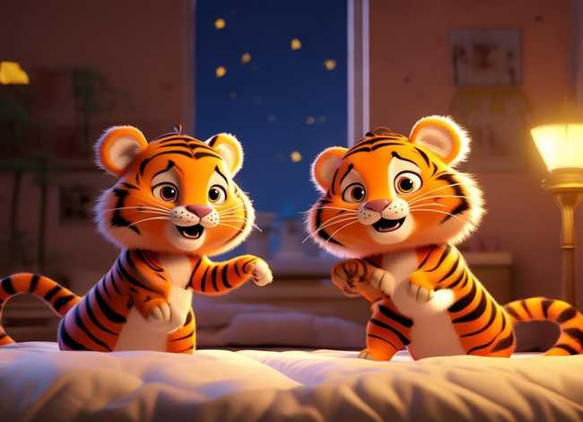 儿歌两只老虎睡前故事，儿歌两只老虎睡前故事视频