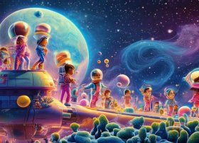 儿童故事外太空的故事（有关外太空的故事）