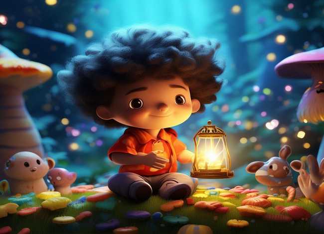 可爱儿童故事图片，可爱小故事图片