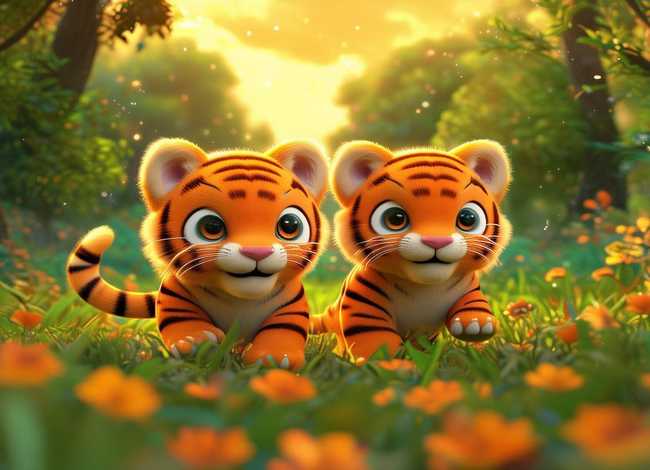儿童故事两只老虎视频（两只老虎的故事视频）