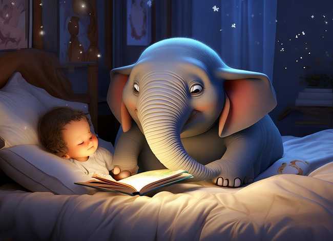 睡前大象的故事 宝宝睡前故事大象的故事 睡前大象的故事 宝宝睡前故事大象的故事