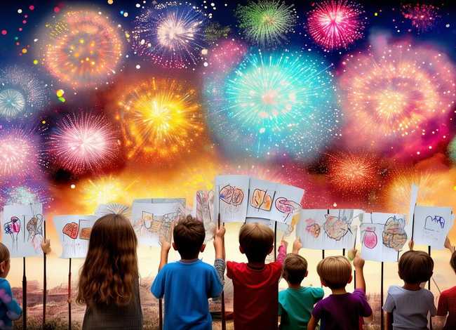 儿童动画烟花故事、烟花儿童绘画 儿童动画烟花故事、烟花儿童绘画