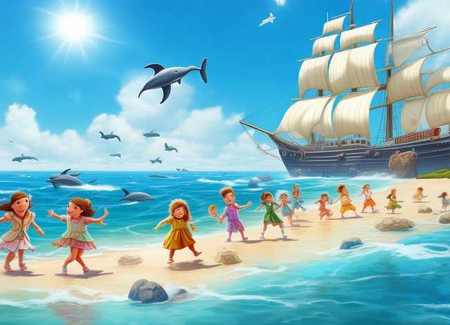 大海儿童故事表演、儿歌大海的故事