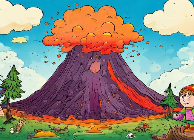 火山小故事；火山故事书