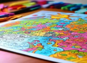 儿童涂色故事书（涂色故事书打印模板）