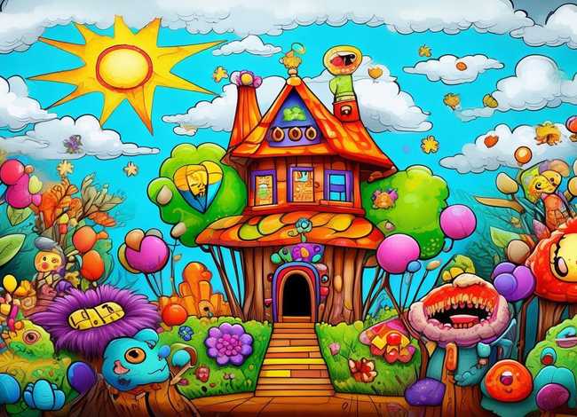 儿童故事手绘画图片大全 儿童故事绘画作品图片