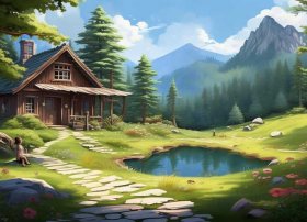 儿童古诗山居，古诗《山居》的诗意