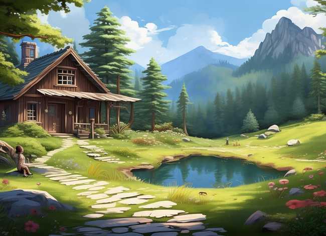 儿童古诗山居，古诗《山居》的诗意