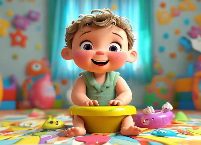 儿童拉粑粑的绘本故事 - 宝宝成长故事绘本1-拉粑粑书籍