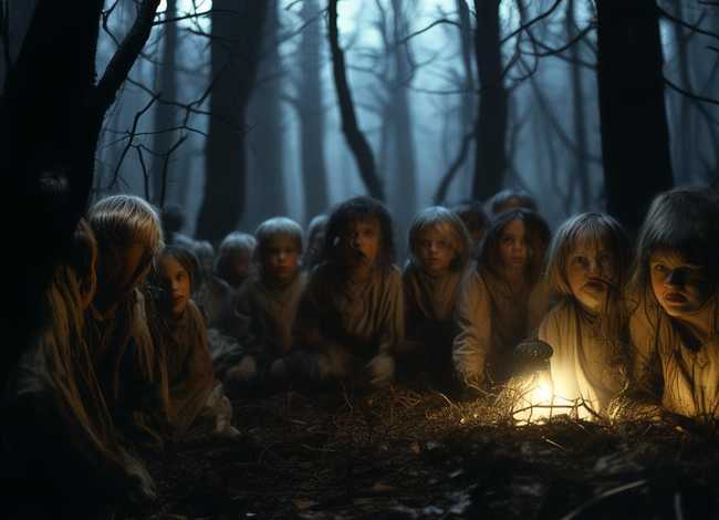 可怕的夜晚儿童小故事，可怕的夜晚小学生作文