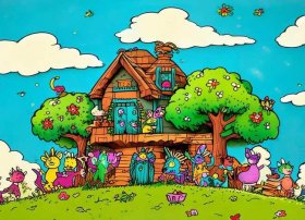 绘本简笔画故事集4张（简笔画绘本小故事4张）