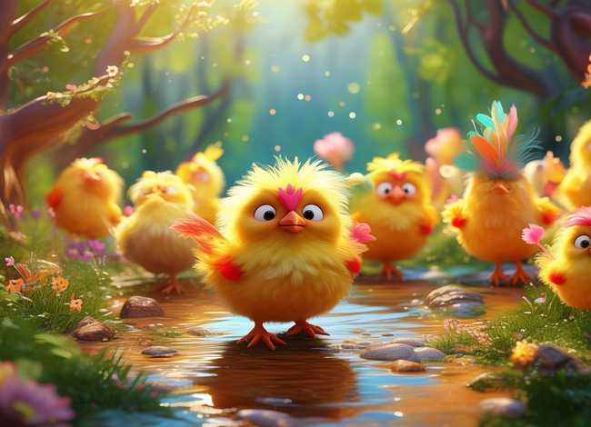快乐的鸡毛儿童故事 - 快乐鸡毛的故事读后感