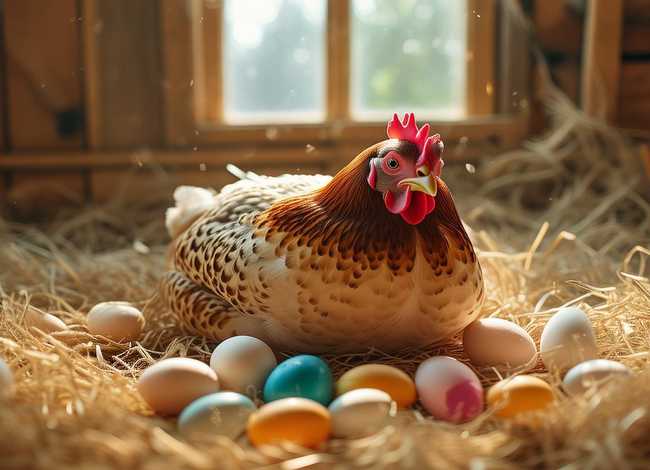 母鸡孵蛋故事文字 母鸡孵蛋故事文字图片