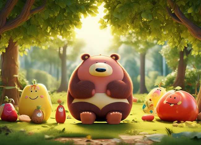 大屁屁熊绘本故事文字，大屁屁熊绘本故事文字图片