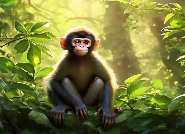 小故事猴子吃西瓜（小故事猴子吃西瓜图片）